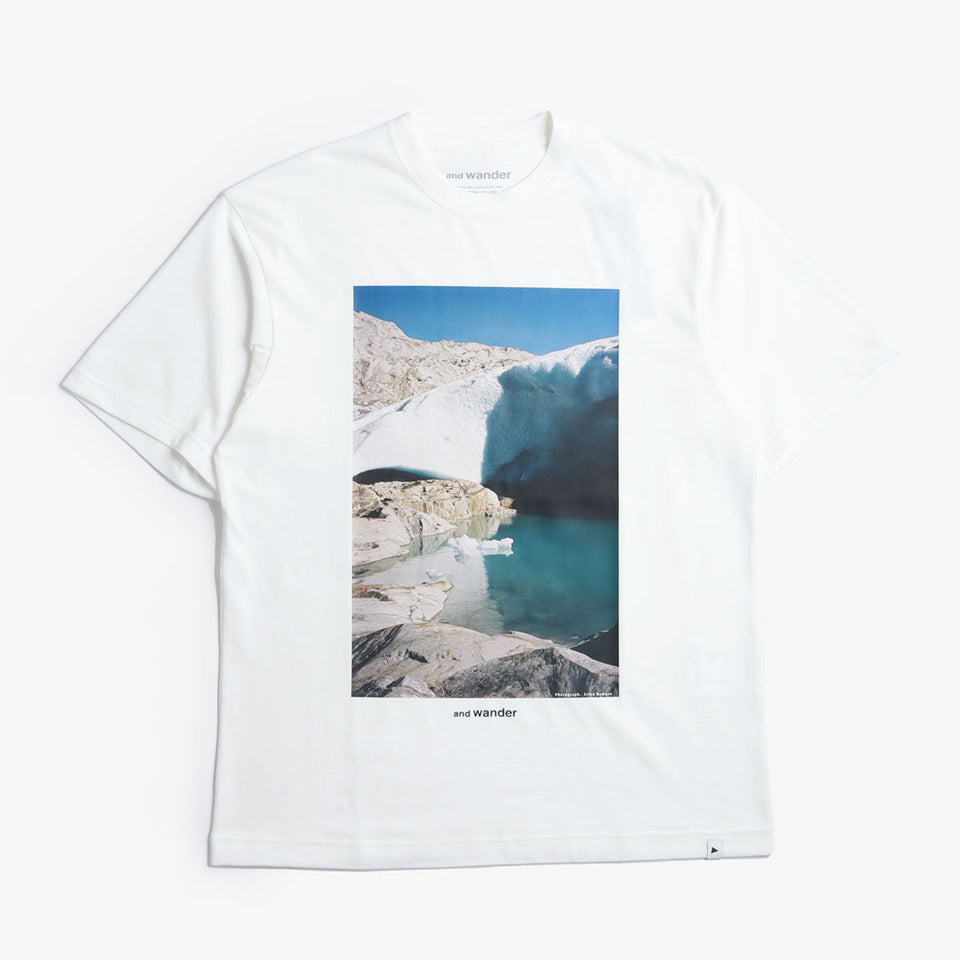 And Wander Gracier Printed T-Shirt
