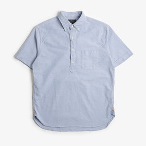 Beams Plus Button Down Pullover Short Sleeve Oxford Shirt