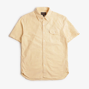 Beams Plus Button Down Short Sleeve Oxford Shirt