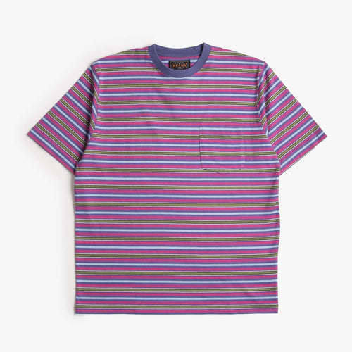 Beams Plus Multi Stripe Pocket T-Shirt