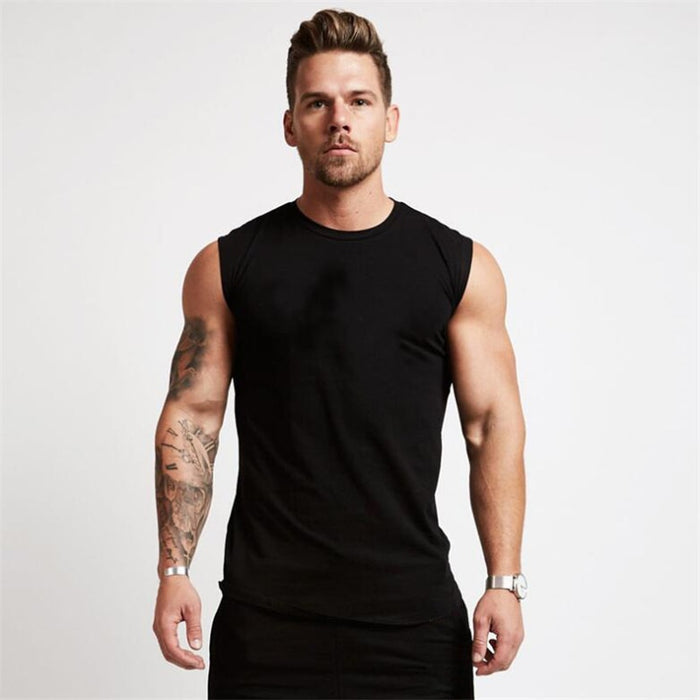 Gym Workout Sleeveless Shirt Tank Top