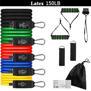 11Pcs Resistance Band Set