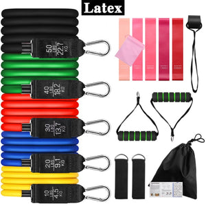 11Pcs Resistance Band Set