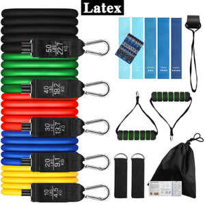 11Pcs Resistance Band Set