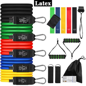 11Pcs Resistance Band Set