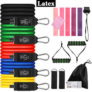 11Pcs Resistance Band Set