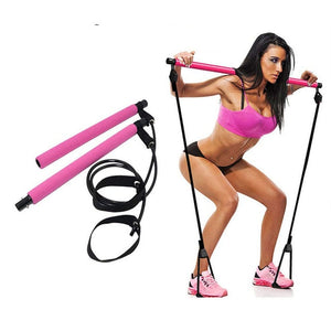 Portable Pilates Bar & Resistant Bands