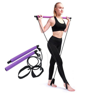 Portable Pilates Bar & Resistant Bands