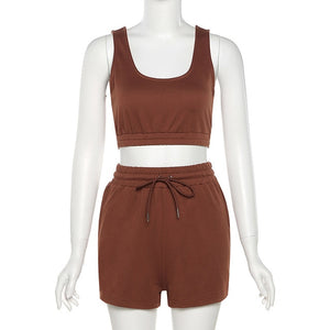 Women Tank Top And Shorts Sets